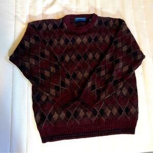 Red Grandpa Sweater